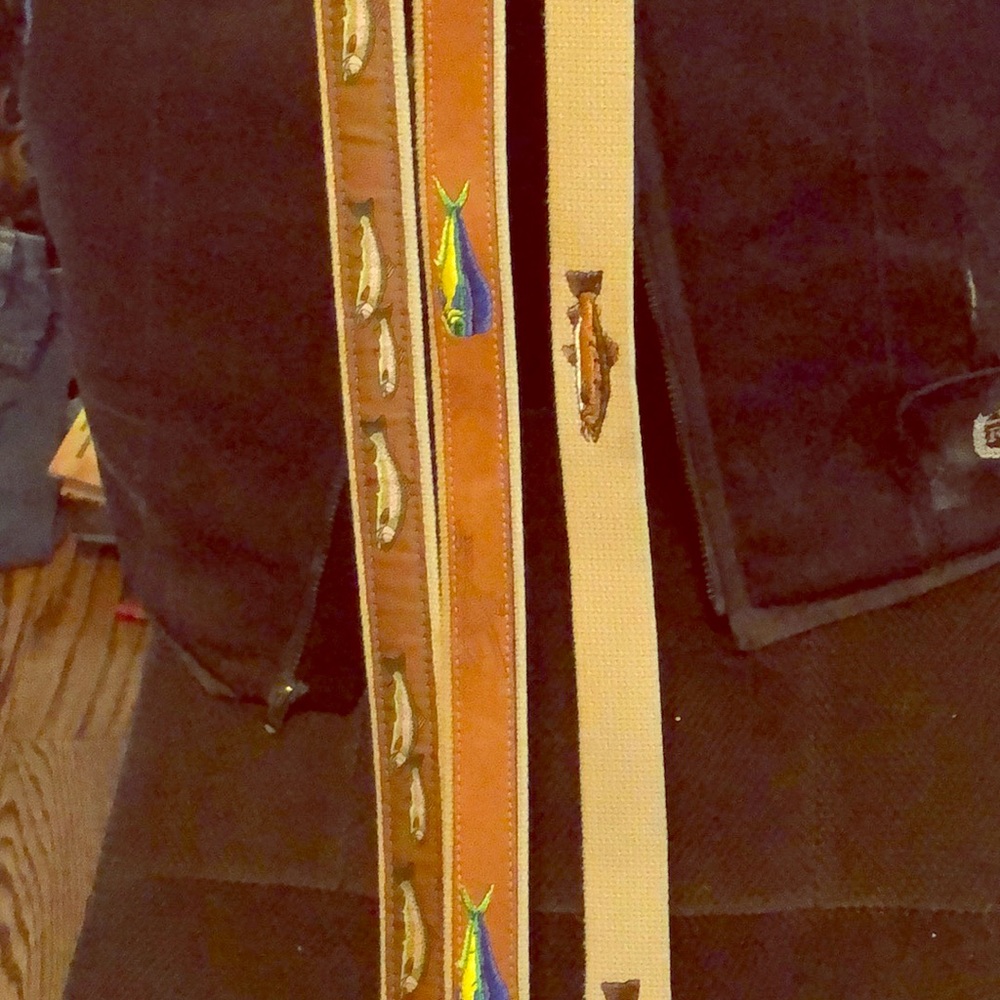 Three guy Harvey belts